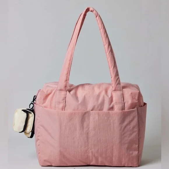NWT BAGGU Small Cloud Carry-On Bag Rose Tan - Picture 4 of 13